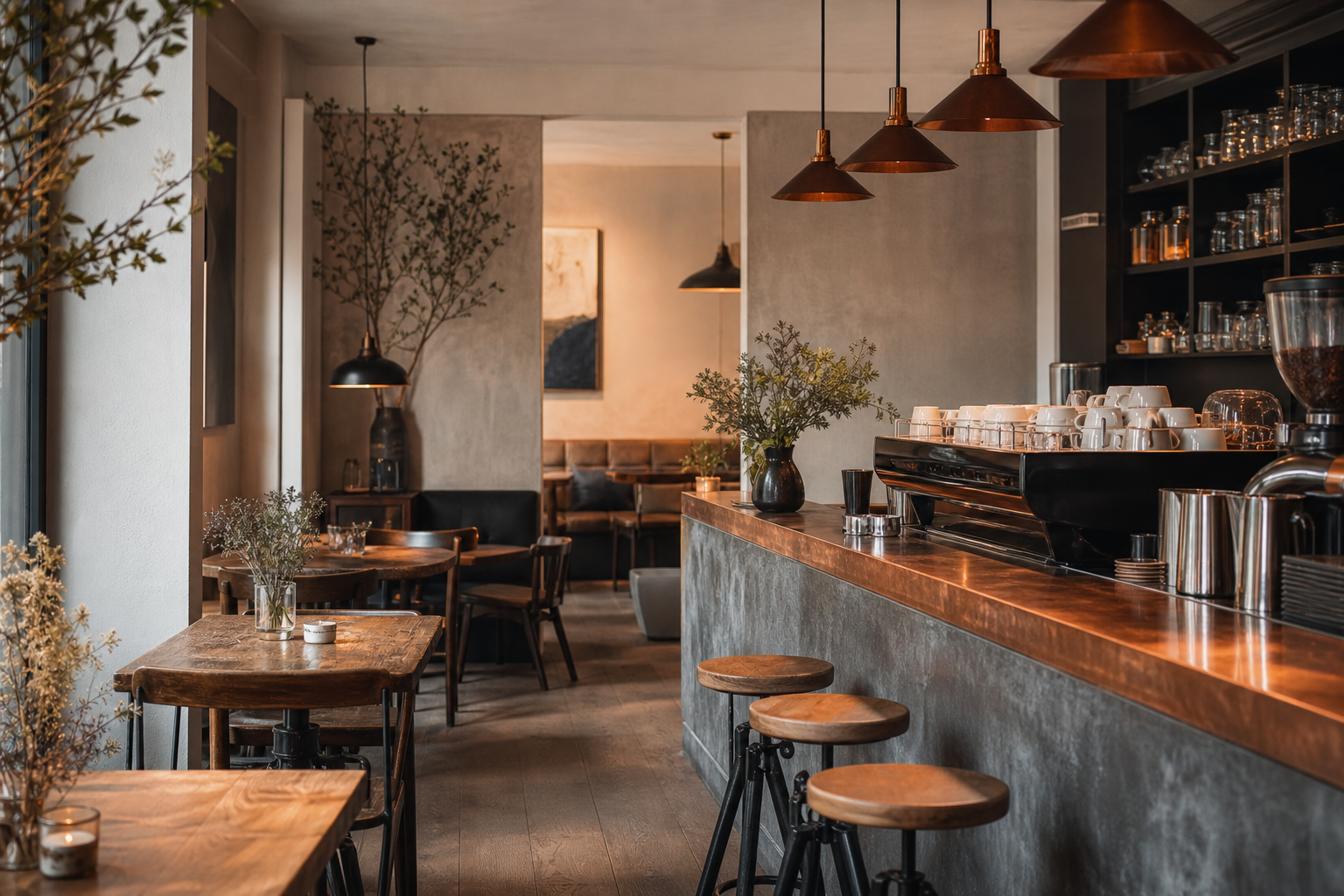Depil Spumo Raum café interior design studio in Berlin